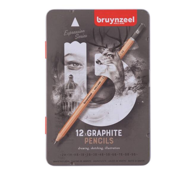 Potlood Bruynzeel Expression blik à 12 hardheden