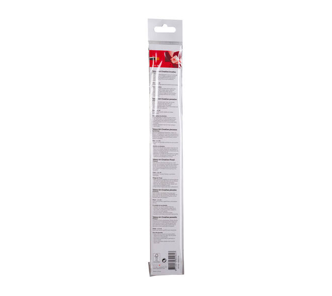 Penseel Talens Art Creation filament plat assorti set à 3 stuks