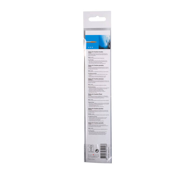 Penseel Talens Art Creation filament rond assorti set à 3 stuks