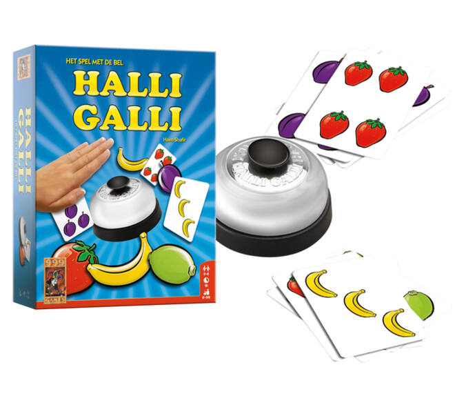Kaartspel Halli Galli - Het spel met de bel