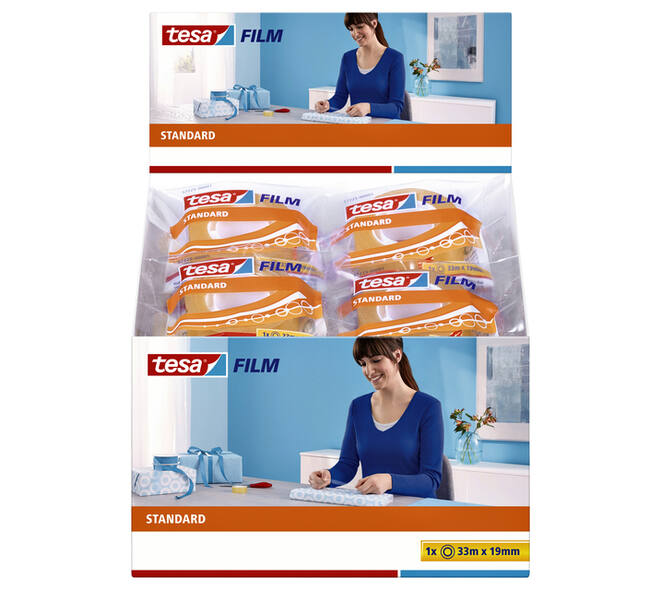 Plakband tesafilm® Standaard 33mx19mm transparant