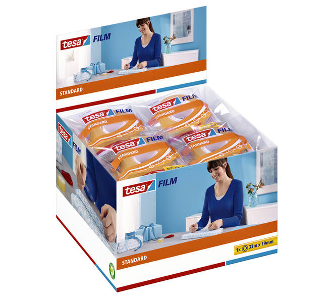 Plakband tesafilm® Standaard 33mx19mm transparant