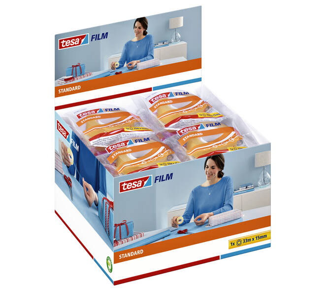 Plakband tesafilm® Standaard 33mx15mm transparant