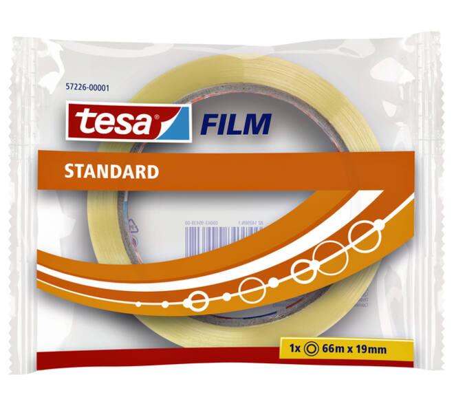 Plakband tesafilm® Standaard 66mx19mm transparant