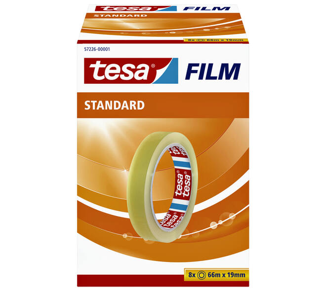 Plakband tesafilm® Standaard 66mx19mm transparant