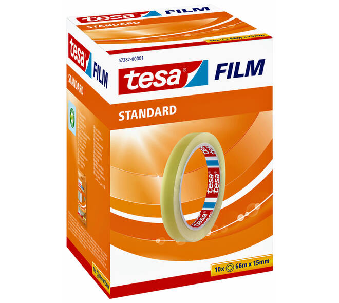 Plakband tesafilm® Standaard 66mx15mm transparant