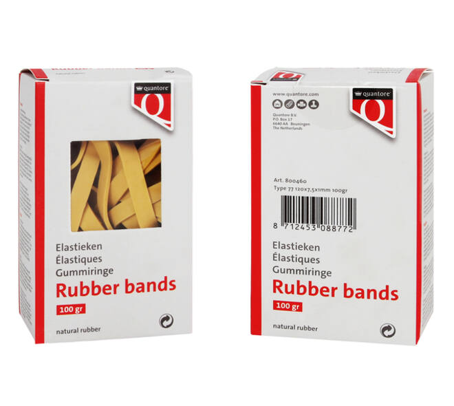 Elastiek Quantore 77 120x7.5x1mm 100gram
