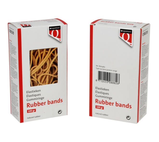 Elastiek Quantore 24 150x1,5x1mm 100gram
