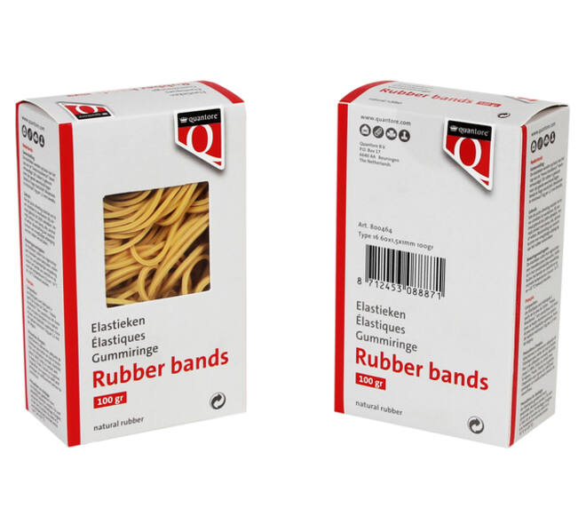 Elastiek Quantore 16 60x1.5x1mm 100gram