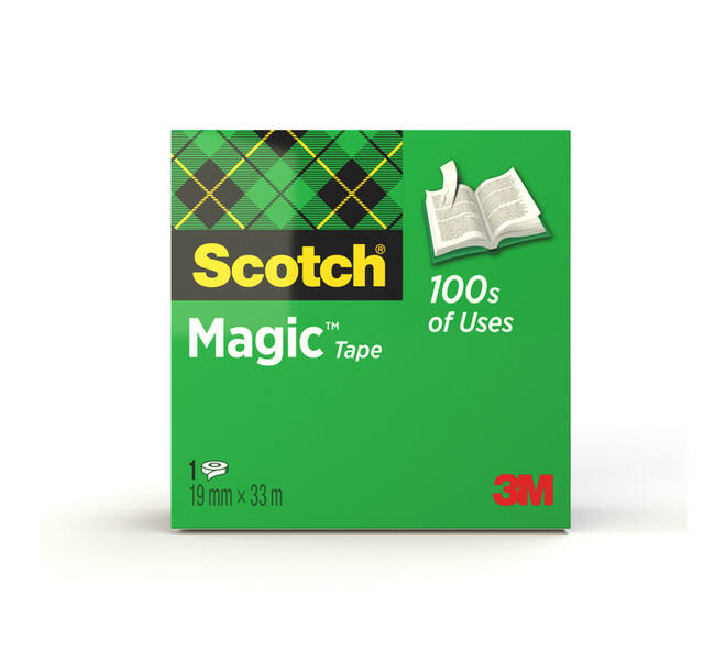 Plakband Scotch Magic 810 19mmx33m onzichtbaar mat