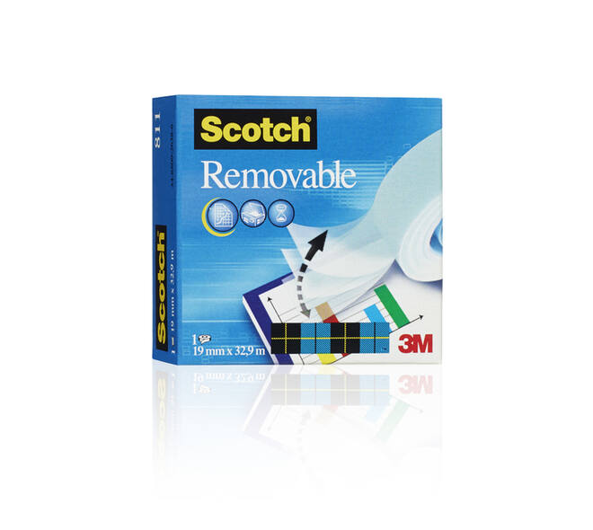 Plakband Scotch Magic 811 19mmx33m onzichtbaar verwijderbaar mat