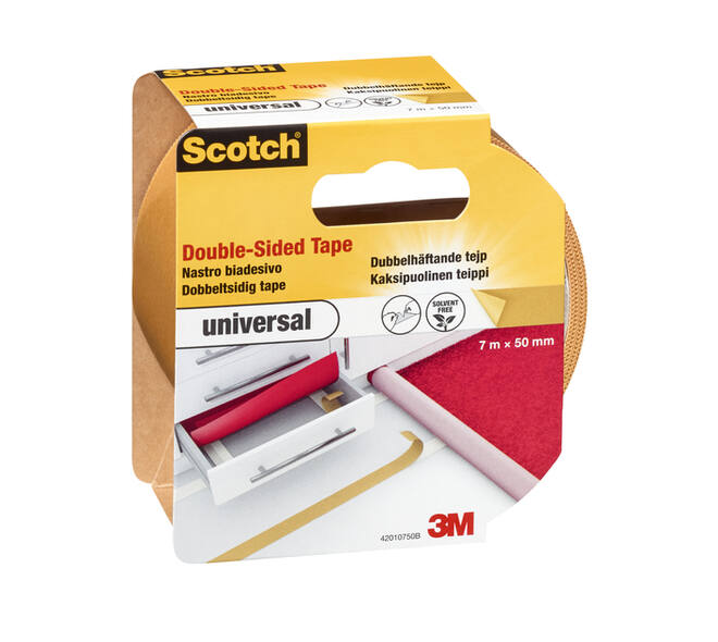 Plakband Scotch universeel dubbelzijdige 50mmx7m