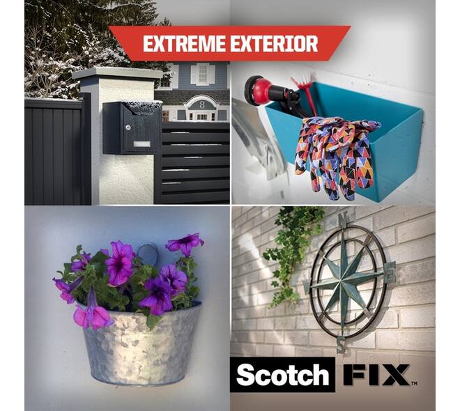 Plakband Scotch Extreme Exterior 19mm x 1,5m dubbelzijdig