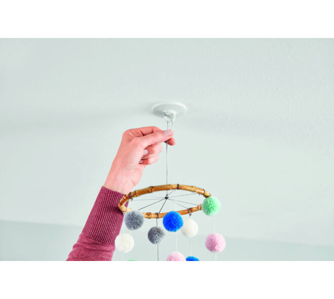 Plafondhaak tesa® behang & pleisterwerk zelfklevend 0,5 kg