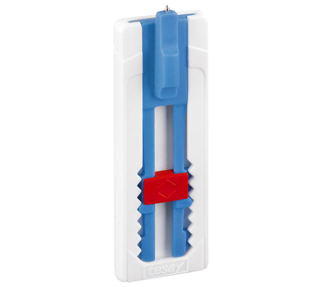 Klevende spijker tesa® canvas- tegels en metaal 2kg wit 2 stuks