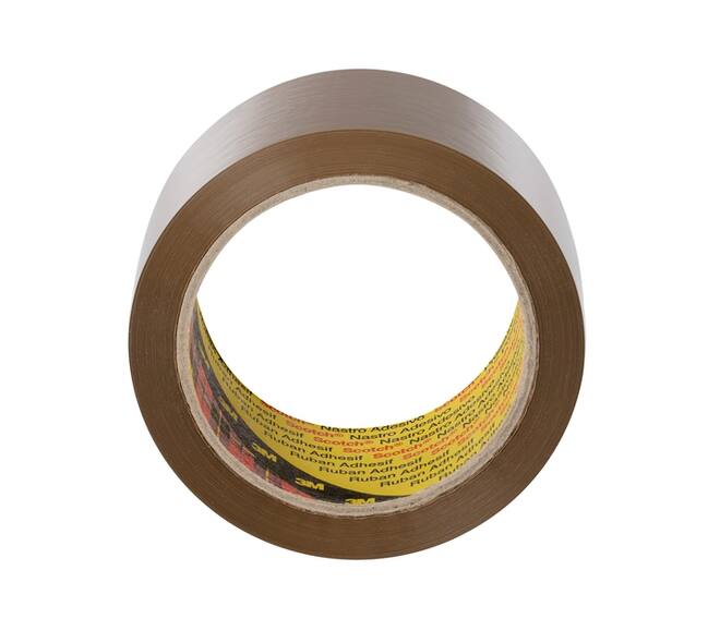 Verpakkingstape Scotch 371 50mmx66m bruin PP 6 rollen