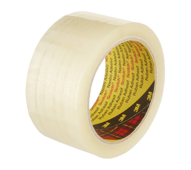 Verpakkingstape Scotch 371 50mmx66m transparant PP 6 rollen