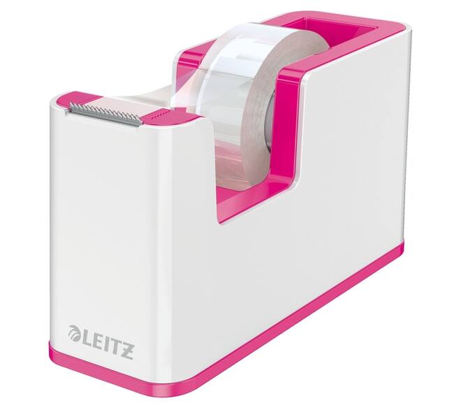 Plakbandhouder Leitz WOW wit/roze