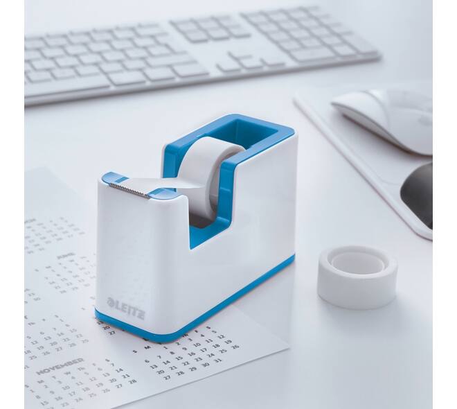 Plakbandhouder Leitz WOW wit/blauw