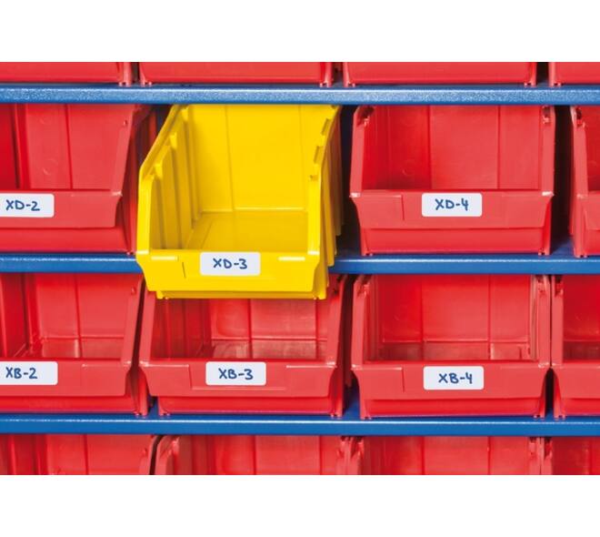 Etiket HERMA 10608 19x27mm verwijderbaar wit 720 stuks