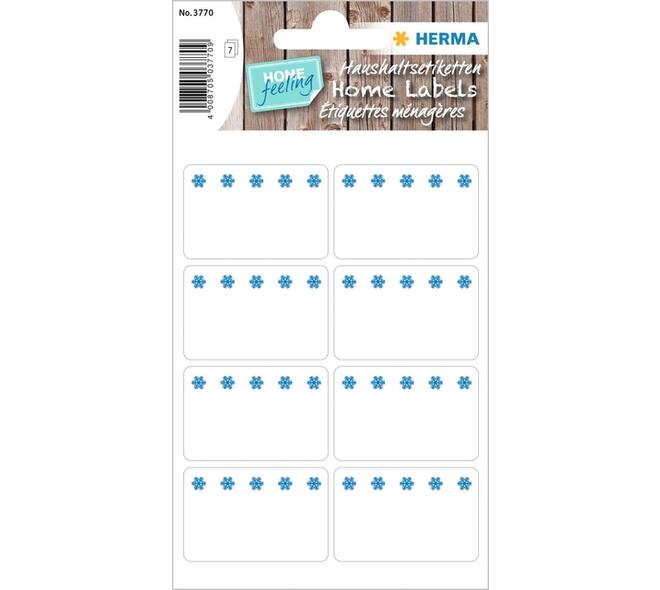 Etiket HERMA 3770 26x40mm diepvries wit 56 stuks