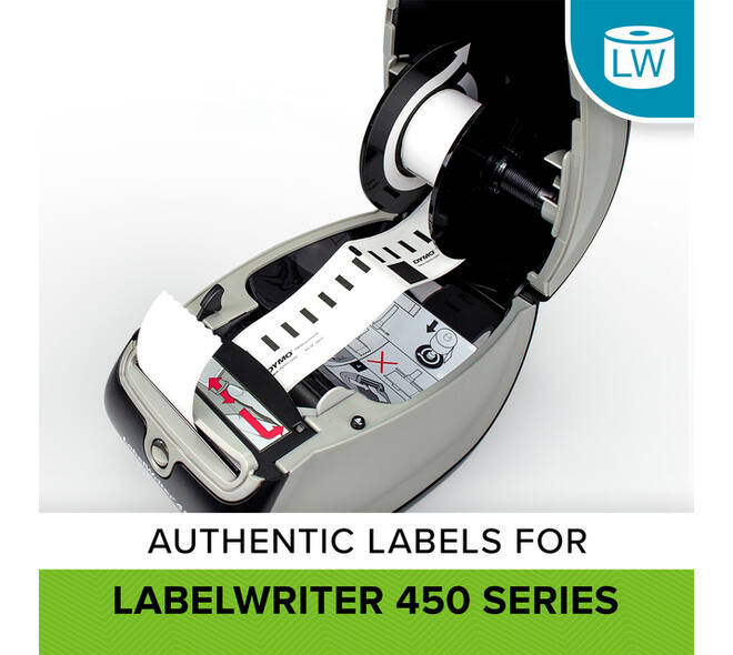 Etiket Dymo LabelWriter naamkaart 54x101mm 6 rollen á 220 stuks wit