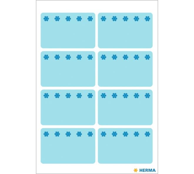 Etiket HERMA 3773 26x40mm diepvries blauw 48 stuks