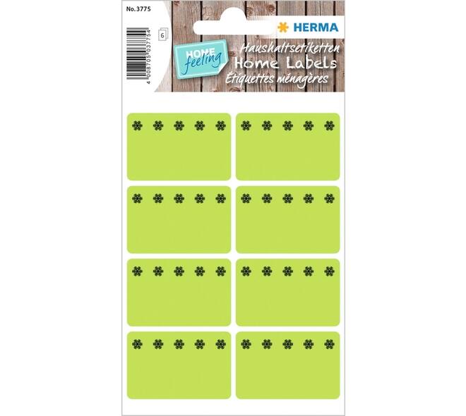 Etiket HERMA 3775 26x40mm diepvries groen 48 stuks