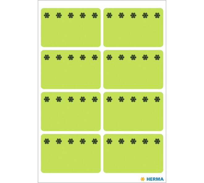 Etiket HERMA 3775 26x40mm diepvries groen 48 stuks