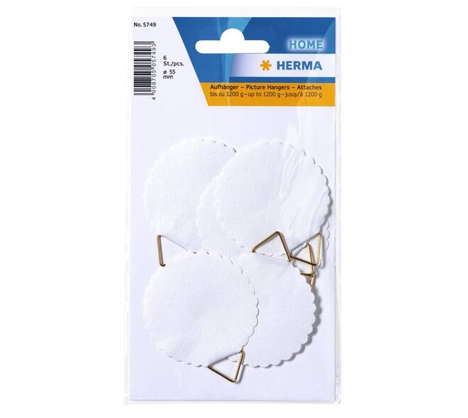 Hanghaakje HERMA 5749 55mm 6 stuks