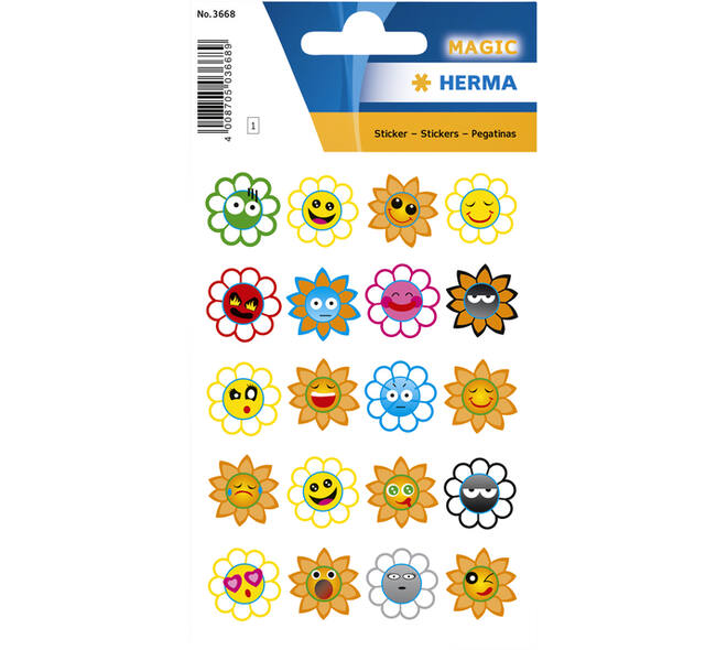 Etiket HERMA 3668 crazy zonnen puffy