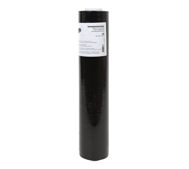 Wikkelfolie iezzy 500mmx300m 20mu zwart