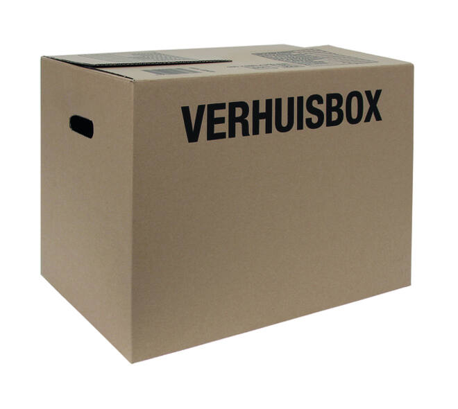 Verhuisdoos iezzy 480x320x360mm bruin 3mm