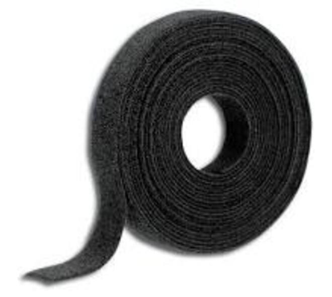 Klittenband Office kabelbinder 2-in 1 13mmx10m zwart