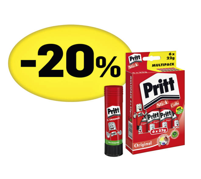 Lijmstift Pritt Stick Original 22gr promopack