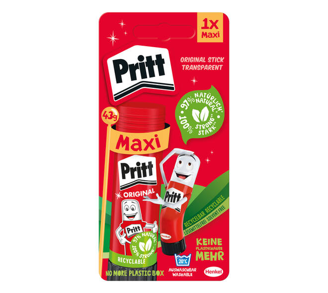 Lijmstift Pritt Stick Original  43gr op blister