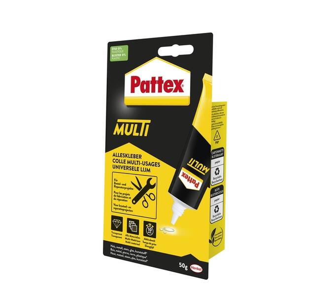 Alleslijm Pattex Multi tube 50gram op blister