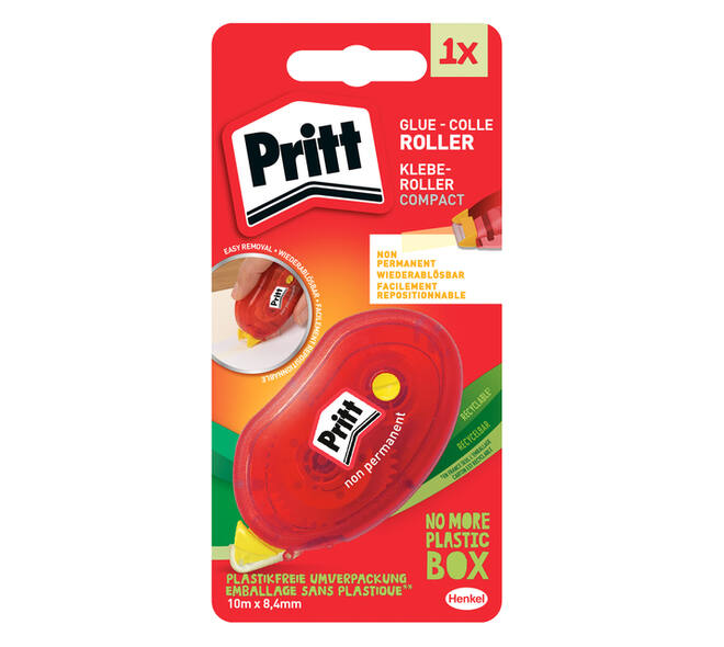 Lijmroller Pritt Compact non permanent 10m op blister