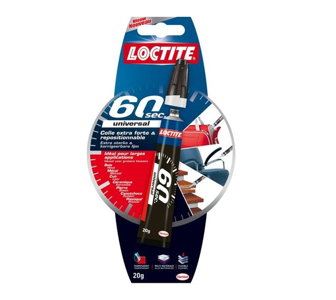 Alleslijm Loctite 60 seconden tube 20 gram