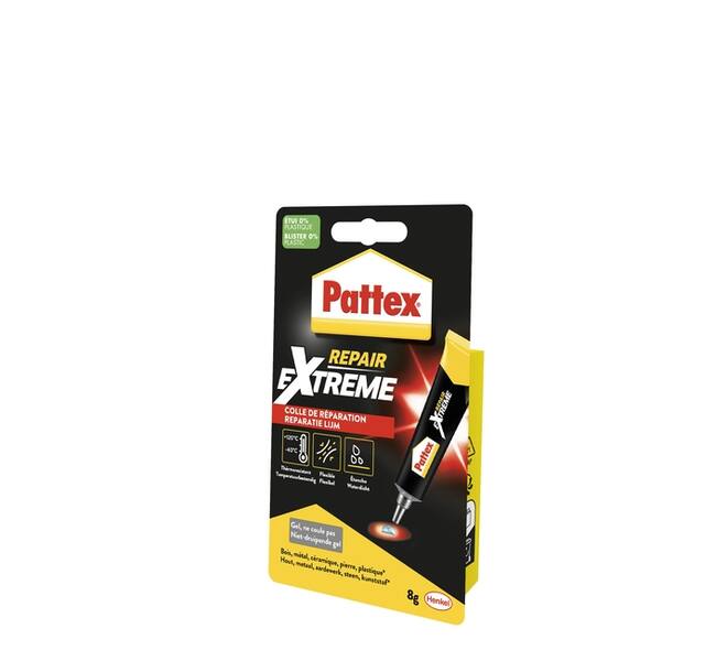 Alleslijm Pattex Repair Extreme tube 8 gram op blister
