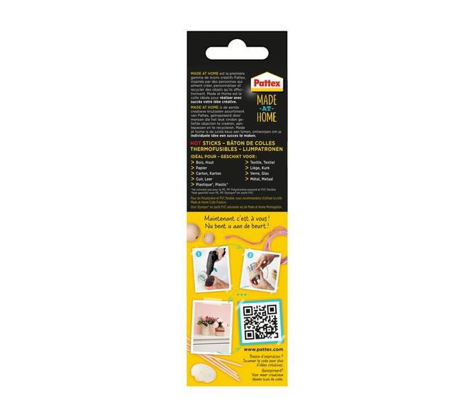 Lijmpatroon tbv lijmpistool Pattex hobby 10 stuks