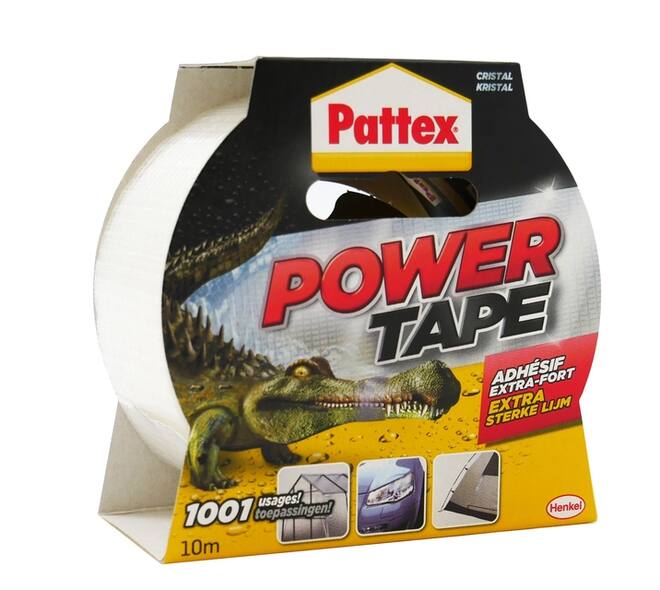 Plakband Pattex Power Tape 50mmx10m transparant