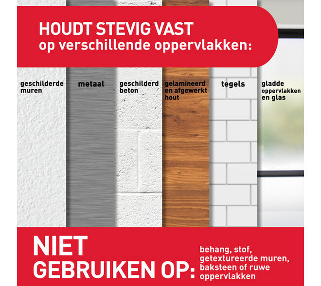 Bevestigingsstrip Command klik vast klein 1,8kg wit