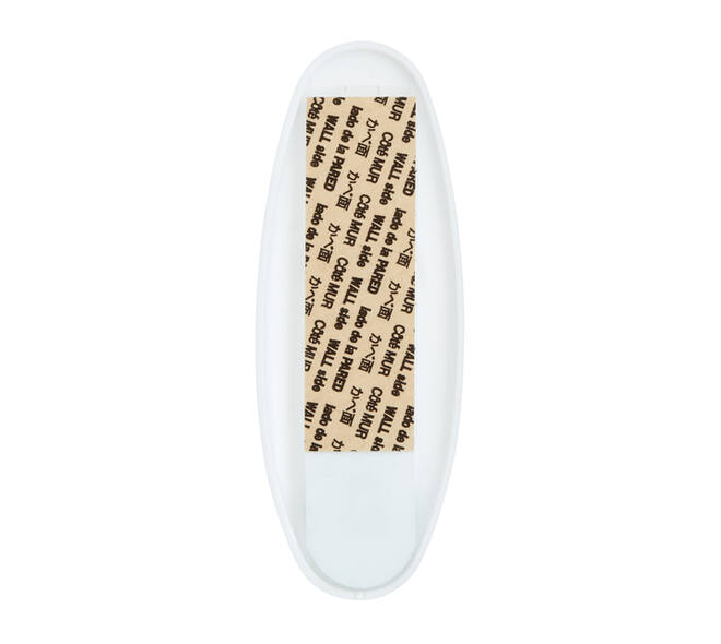 Haak Command kunststof ovaal wit incl bevestigingsstrip