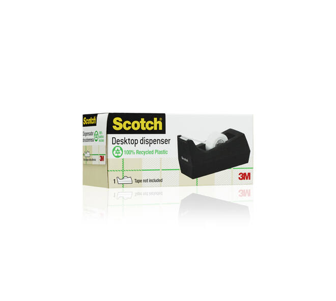 Plakbandhouder Scotch C38 verzwaard zwart