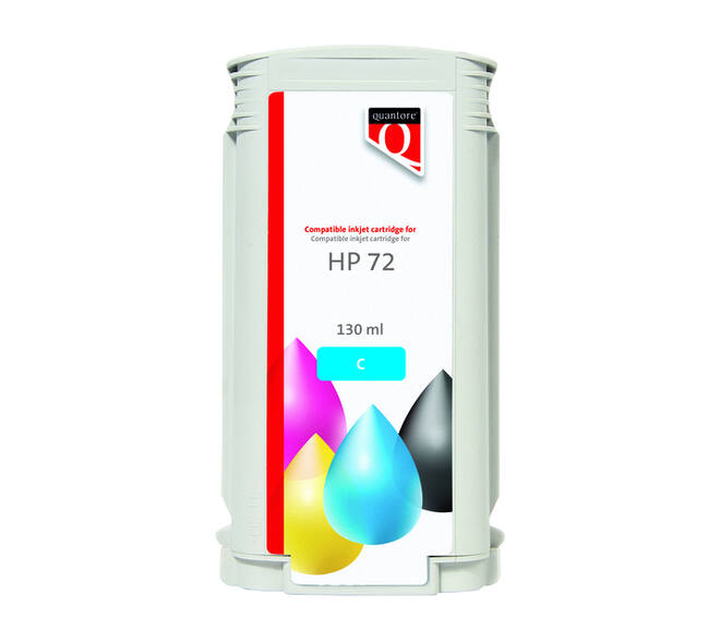Inktcartridge Quantore alternatief tbv HP 72 C9371A blauw