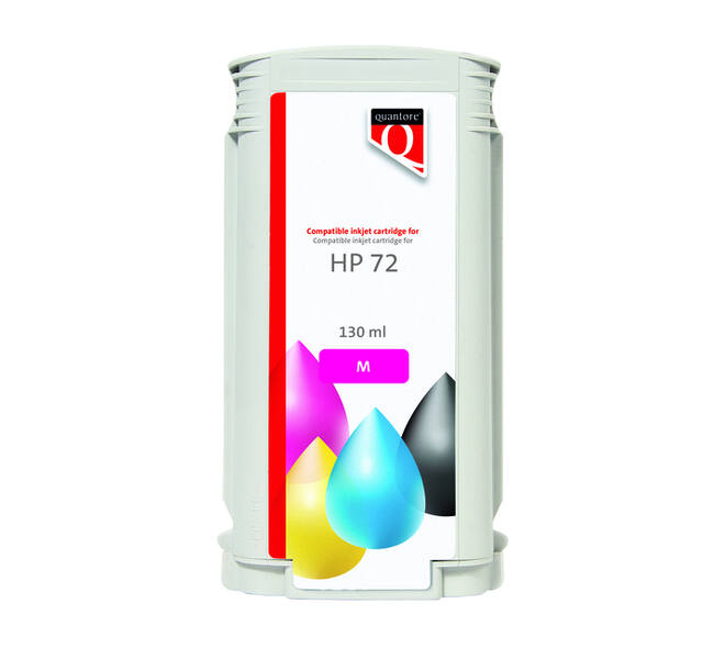 Inktcartridge Quantore alternatief tbv HP 72 C9372A rood