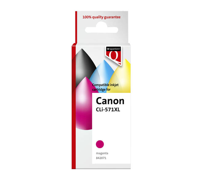 Inktcartridge Quantore alternatief tbv Canon CLI-571XL rood