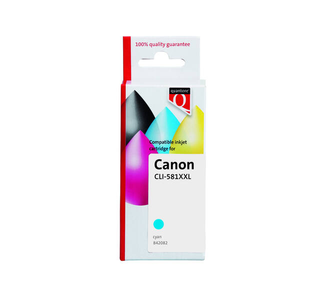 Inktcartridge Quantore alternatief tbv Canon CLI-581XXL blauw