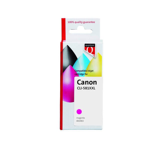 Inktcartridge Quantore alternatief tbv Canon CLI-581XXL rood